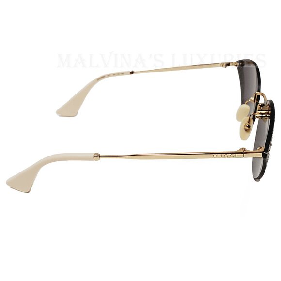 GUCCI SUNGLASSES GG0898S HOLLYWOOD FOREVER CRYSTAL CAT EYE ACETATE $1,200 - Picture 7 of 14